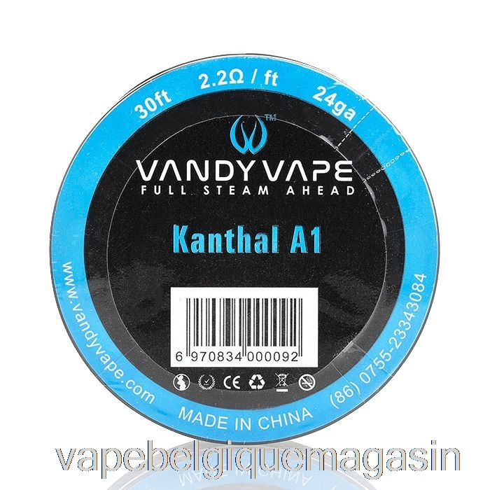 Vape Jetable Vandy Vape Bobines De Fil De Spécialité Kanthal A1 - 24ga / 2.2ohm - 30ft